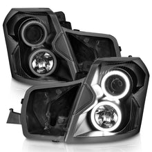 Load image into Gallery viewer, ANZO 2003-2007 Cadillac CTS Projector Headlights w/ Halo Black (CCFL)