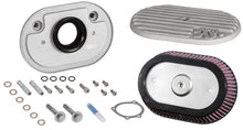 Load image into Gallery viewer, K&amp;N Street Metal Intake System Side Draft Dyna/Softail Silver Intake System-Harley-Davidson