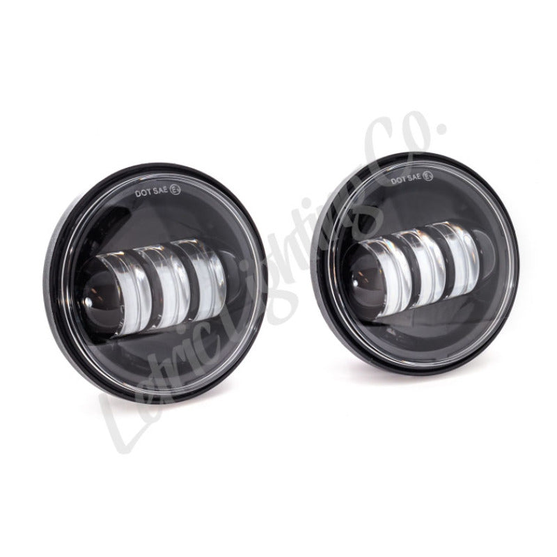 Letric Lighting 4.5in LED Passing Lamps Black