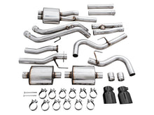 Load image into Gallery viewer, AWE Tuning 16-22 Toyota Tacoma 0FG Cat-Back Exhaust w/ BashGuard - Dual Diamond Black Tips