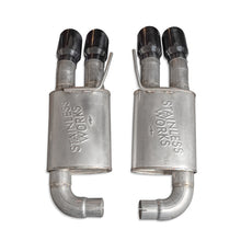 Load image into Gallery viewer, Stainless Works 18-21 Mustang GT Axle Back Redline Exhaust - Black Tips