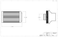 Load image into Gallery viewer, Aeromotive In-Line Filter - (AN -10 Male) 40 Micron Stainless Mesh Element Bright Dip Black Finish