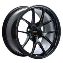 Load image into Gallery viewer, BBS RI-A 18x10 5x120 ET25 PFS Metallic Black Subtle Blue Flake Wheel -82mm PFS/Clip Req