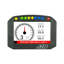 Load image into Gallery viewer, AEM CD-5G Carbon Flush Digital Dash Display w/ Internal 20Hz GPS &amp; Antenna