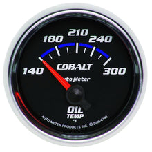 Load image into Gallery viewer, Autometer Cobalt 2 1/6in 140-300 Degree F Oil Temperature Gauge