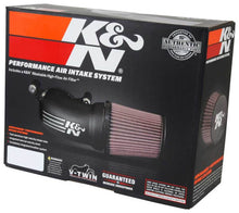 Load image into Gallery viewer, K&amp;N 08-17 Harley-Davidson Touring Models Performance Air Intake System Silver