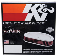 Load image into Gallery viewer, K&amp;N Replacement Air Filter 1.625in H x 7.5in L for Harley-Davidson