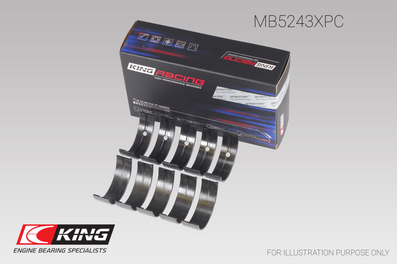 King Engine Bearings Nissan Sr20De (Size 0.26) Main Bearing Set
