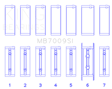 Load image into Gallery viewer, King Engine Bearings 89-15 Dodge Cummins Diesel 5.9L 6.7L Inline 6 (Size 0.75mm) Main Bearing Set