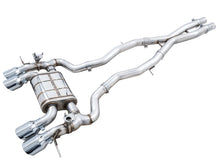 Load image into Gallery viewer, AWE Tuning SwitchPath Cat-Back Exhaust for BMW G8X M3/M4 - Chrome Silver Tips