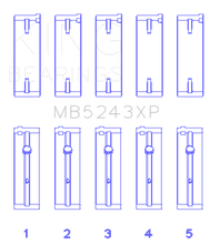 Load image into Gallery viewer, King Engine Bearings Nissan SR20DE/DET (2.0L) Performance Main Bearing Set - Size STD