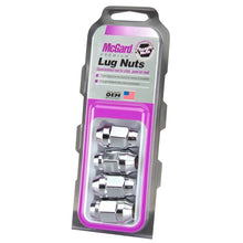 Load image into Gallery viewer, McGard Hex Lug Nut (Cone Seat Bulge Style) M12X1.25 / 3/4 Hex / 1.45in. Length (4-Pack) - Chrome