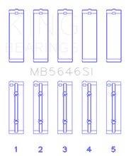 Load image into Gallery viewer, King Engine Bearings Toyota 1AZFE / 2 AZFE (Size +0.75mm) Crankshaft Main Bearing Set